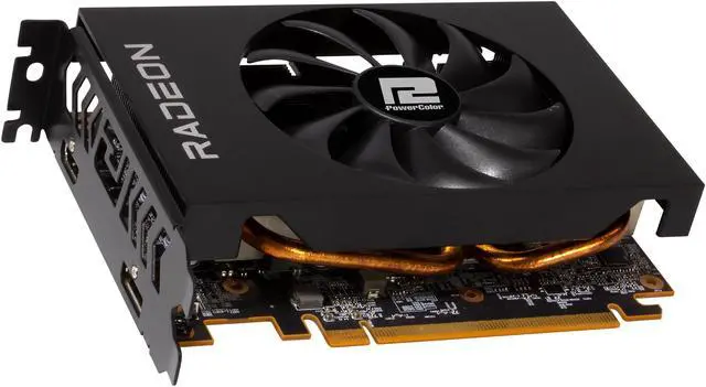 Alt view image 4 of 8 - PowerColor AMD Radeon RX 6500XT ITX Gaming Graphics Card 4GB GDDR6