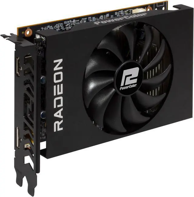 Alt view image 3 of 7 - PowerColor Radeon RX 6400 4GB GDDR6 PCI Express 4.0 ITX Graphics Card AXRX 6400 4GBD6-DH