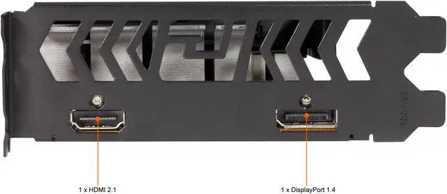 Alt view image 6 of 7 - PowerColor Radeon RX 6400 4GB GDDR6 PCI Express 4.0 ITX Graphics Card AXRX 6400 4GBD6-DH