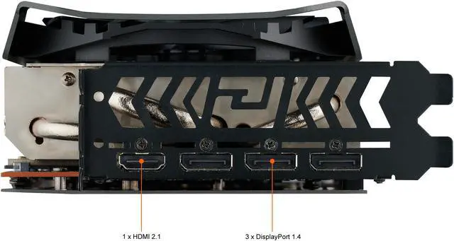 Alt view image 6 of 9 - PowerColor RED DEVIL Radeon RX 6950 XT 16GB GDDR6 PCI Express 4.0 ATX Graphics Card AXRX 6950XT 16GBD6-3DHE/OC