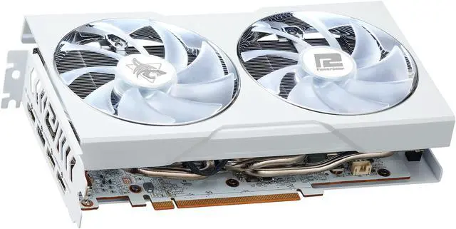 Alt view image 4 of 7 - PowerColor Hellhound Spectral White Radeon RX 6650 XT 8GB GDDR6 PCI Express 4.0 ATX Graphics Card AXRX 6650XT 8GBD6-3DHLV2/OC