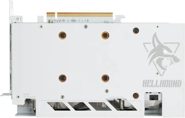 Alt view image 7 of 7 - PowerColor Hellhound Spectral White Radeon RX 6650 XT 8GB GDDR6 PCI Express 4.0 ATX Graphics Card AXRX 6650XT 8GBD6-3DHLV2/OC