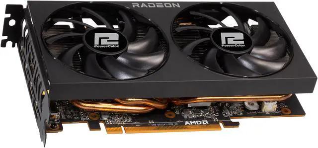 Alt view image 5 of 8 - PowerColor Fighter Radeon RX 6650 XT 8GB GDDR6 PCI Express 4.0 ATX Graphics Card AXRX 6650XT 8GBD6-3DH