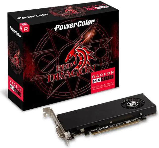 Alt view image 4 of 4 - PowerColor Red Dragon Radeon RX 550 4GB GDDR5 PCI Express 3.0 x8 ATX Graphics Card AXRX 550 4GBD5-HLE
