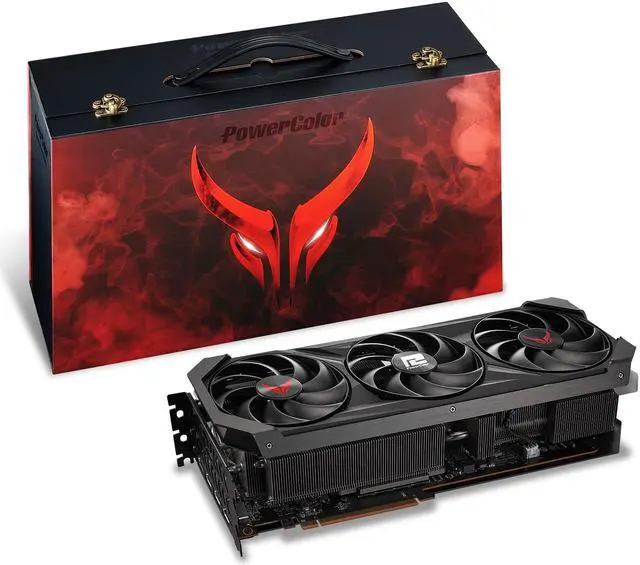 Alt view image 9 of 9 - PowerColor RED DEVIL Radeon RX 7900 XTX 24GB GDDR6 PCI Express 4.0 ATX Graphics Card RX7900XTX 24G-E/OC/LIMITED