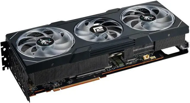 Alt view image 4 of 9 - PowerColor Hellhound Radeon RX 7900 XTX 24GB GDDR6 PCI Express 4.0 ATX Graphics Card RX7900XTX 24G-L/OC