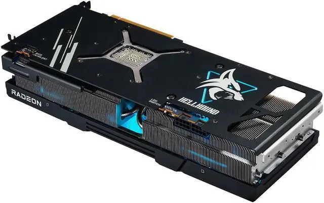 Alt view image 6 of 9 - PowerColor Hellhound Radeon RX 7900 XTX 24GB GDDR6 PCI Express 4.0 ATX Graphics Card RX7900XTX 24G-L/OC