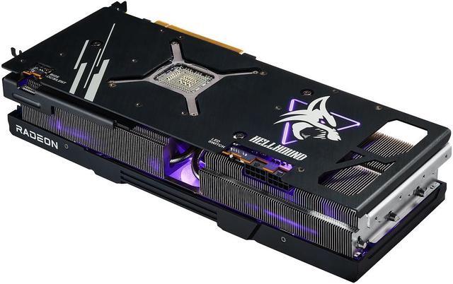 Alt view image 7 of 9 - PowerColor Hellhound Radeon RX 7900 XTX 24GB GDDR6 PCI Express 4.0 ATX Graphics Card RX7900XTX 24G-L/OC
