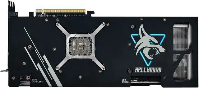 Alt view image 5 of 8 - PowerColor Hellhound Radeon RX 7900 XT 20GB GDDR6 PCI Express 4.0 ATX Graphics Card RX7900XT 20G-L/OC