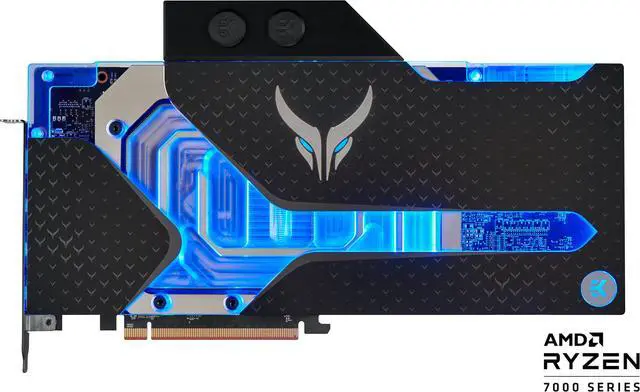 Alt view image 2 of 7 - PowerColor Liquid Devil Radeon RX 7900 XTX 24GB GDDR6 PCI Express 4.0 ATX Graphics Card RX7900XTX 24G-W/OC