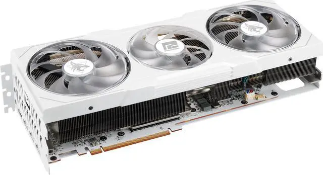 Alt view image 4 of 11 - PowerColor Hellhound Spectral White Radeon RX 7900 XTX Video Card RX7900XTX 24G-L/OC/WHITE