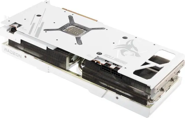 Alt view image 7 of 11 - PowerColor Hellhound Spectral White Radeon RX 7900 XTX Video Card RX7900XTX 24G-L/OC/WHITE