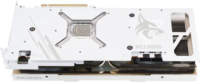 Alt view image 9 of 11 - PowerColor Hellhound Spectral White Radeon RX 7900 XTX Video Card RX7900XTX 24G-L/OC/WHITE