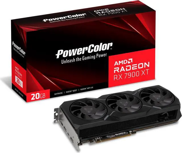 Alt view image 6 of 6 - PowerColor Radeon RX 7900 XT 20GB GDDR6 PCI Express 4.0 ATX Graphics Card RX7900XT 20GB