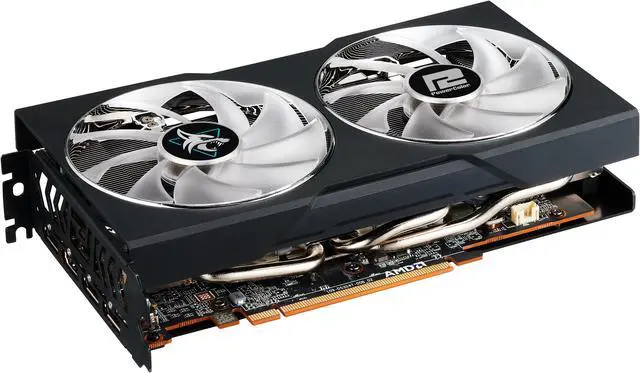 Alt view image 4 of 11 - PowerColor Hellhound Radeon RX 7600 8GB GDDR6 PCI Express 4.0 x8 ATX Graphics Card RX7600 8G-L/OC