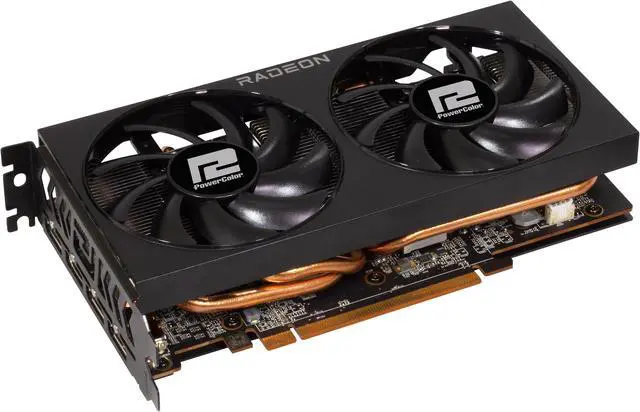 Alt view image 4 of 7 - PowerColor Fighter Radeon RX 7600 8GB GDDR6 PCI Express 4.0 x8 ATX Graphics Card RX7600 8G-F