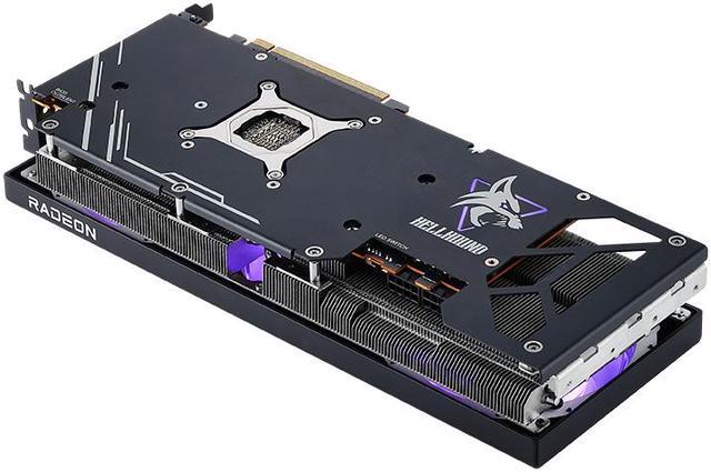Alt view image 7 of 10 - PowerColor Hellhound Radeon RX 7800 XT 16GB GDDR6 PCI Express 4.0 x16 ATX Graphics Card RX7800XT 16G-L/OC