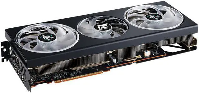 Alt view image 4 of 8 - PowerColor Hellhound Radeon RX 7700 XT 12GB GDDR6 PCI Express 4.0 x16 ATX Video Card RX7700XT 12G-L/OC