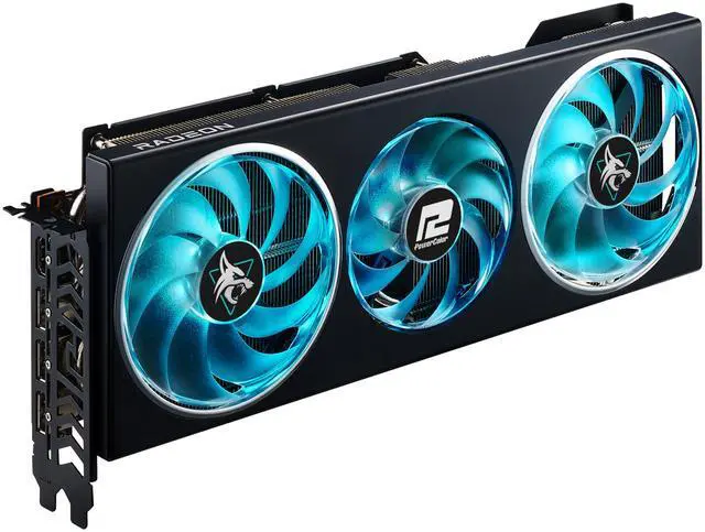 Alt view image 3 of 7 - PowerColor Hellhound Radeon RX 7900 GRE 16GB GDDR6 PCI Express 4.0 ATX Graphics Card RX7900GRE 16G-L/OC