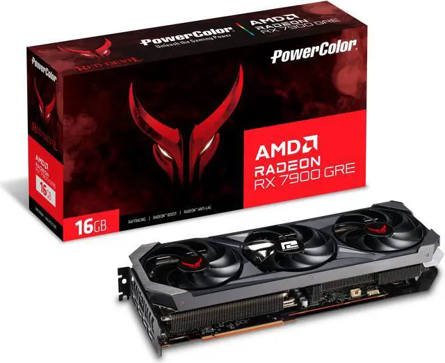 Alt view image 8 of 8 - PowerColor RED DEVIL Radeon RX 7900 GRE 16GB GDDR6 PCI Express 4.0 ATX Graphics Card RX7900GRE 16G-E/OC