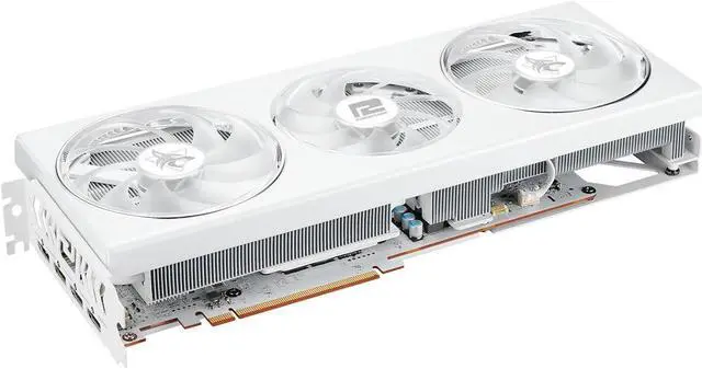 Alt view image 3 of 4 - PowerColor Hellhound Spectral White AMD Radeon RX 7800 XT 16GB GDDR6 WHITE Graphics Card