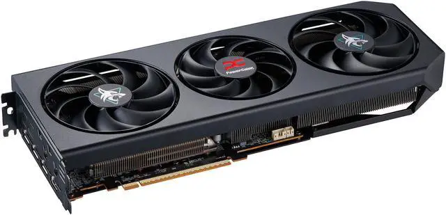 Alt view image 3 of 8 - PowerColor Hellhound Radeon RX 9070 16GB 256-Bit GDDR6 PCI Express 5.0 RDNA 4 Graphics Card RX9070 16G-L/OC