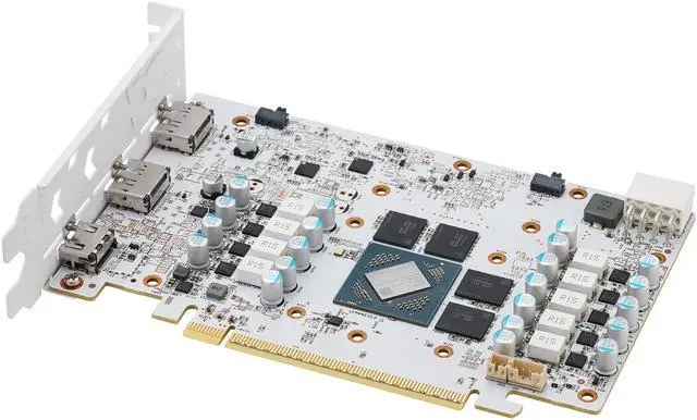 Alt view image 9 of 9 - PowerColor Hellhound Spectral White Radeon RX 9060 XT 16GB GDDR6 PCI Express 5.0 x16 ATX Video Card RX9060XT 16G-L/OC/WHITE