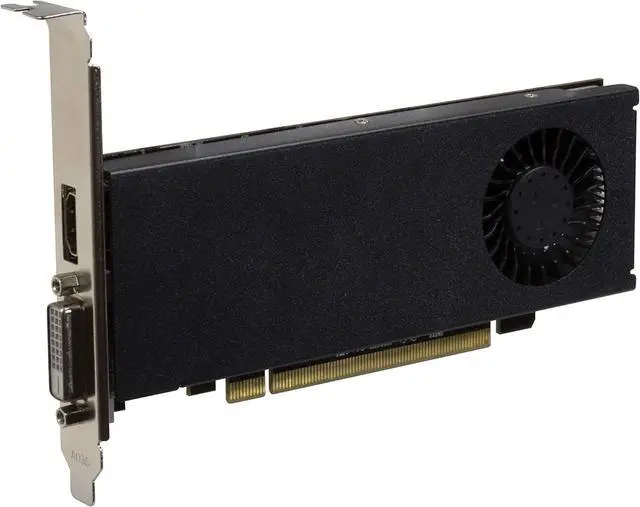 Alt view image 2 of 4 - PowerColor Radeon 550 2GB DDR5 PCI Express 3.0 x8 Low Profile(with ATX bracket) Video Card AXRX 550 2GBD5-HLEV2