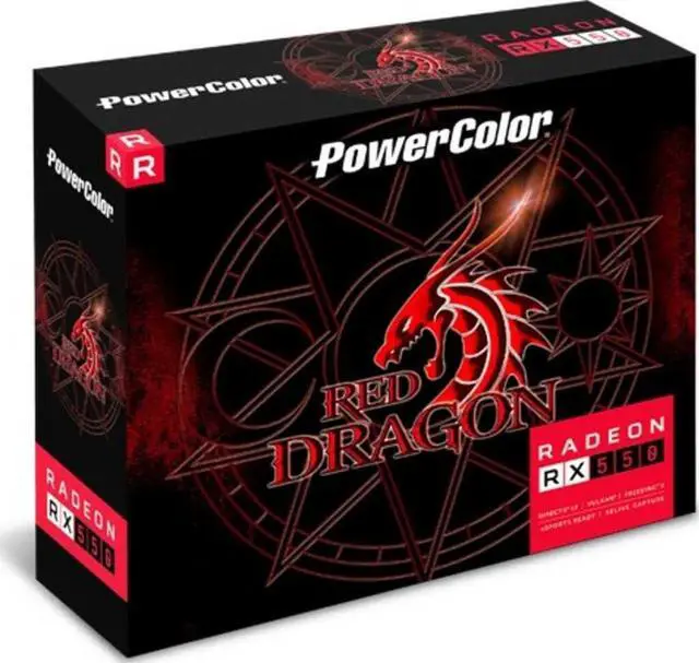 Alt view image 4 of 4 - PowerColor Radeon 550 2GB DDR5 PCI Express 3.0 x8 Low Profile(with ATX bracket) Video Card AXRX 550 2GBD5-HLEV2