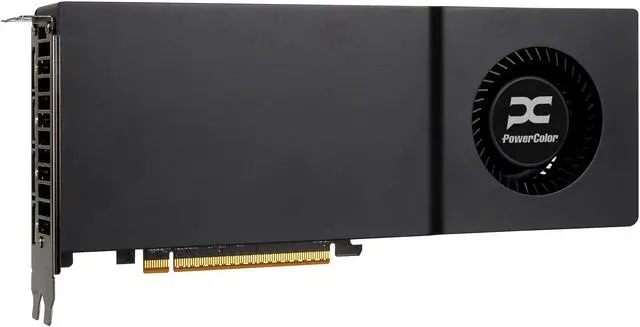 Alt view image 2 of 8 - PowerColor Radeon AI Pro Radeon AI Pro R9700 AI PRO R9700 32G-B 32GB 128-bit GDDR6 PCI Express 5.0 x16 Graphics Card
