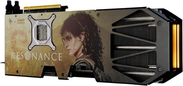 Alt view image 5 of 7 - PowerColor Hellhound Radeon RX 9070 XT 16GB GDDR6 PCI Express 5.0 x16 ATX Graphics Card RX9070XT 16G-L/OC/RES