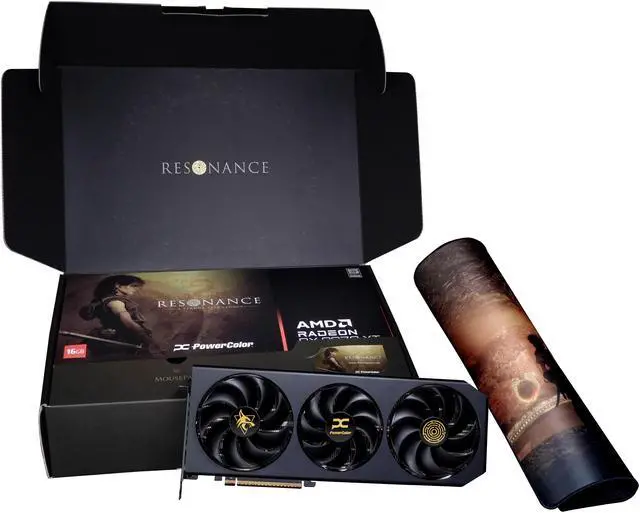 Alt view image 6 of 7 - PowerColor Hellhound Radeon RX 9070 XT 16GB GDDR6 PCI Express 5.0 x16 ATX Graphics Card RX9070XT 16G-L/OC/RES
