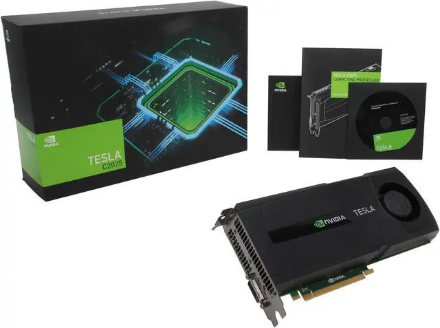 Alt view image 6 of 6 - NVIDIA Tesla C2075 6GB 384-bit GDDR5 PCIe 2.0 x16 1.03 Tflops Workstation Video Card, 900-21030-2221-100