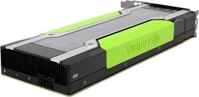 Alt view image 5 of 6 - NVIDIA Tesla K80 2 x Kepler GK210 900-22080-0000-000 24GB (12GB per GPU) 384-bit GDDR5 PCI Express 3.0 x16 Graphics Card
