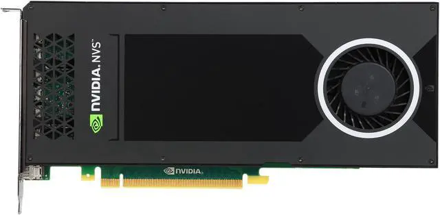 Alt view image 3 of 5 - PNY NVS 810 VCNVS810DVI-PB 4GB 128-bit DDR3 PCI Express 3.0 x16 ATX Graphics Card