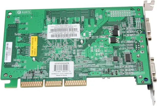 Alt view image 3 of 5 - PNY GeForce FX 5200 256MB DDR AGP 8X Graphics Card VCGFX522APB