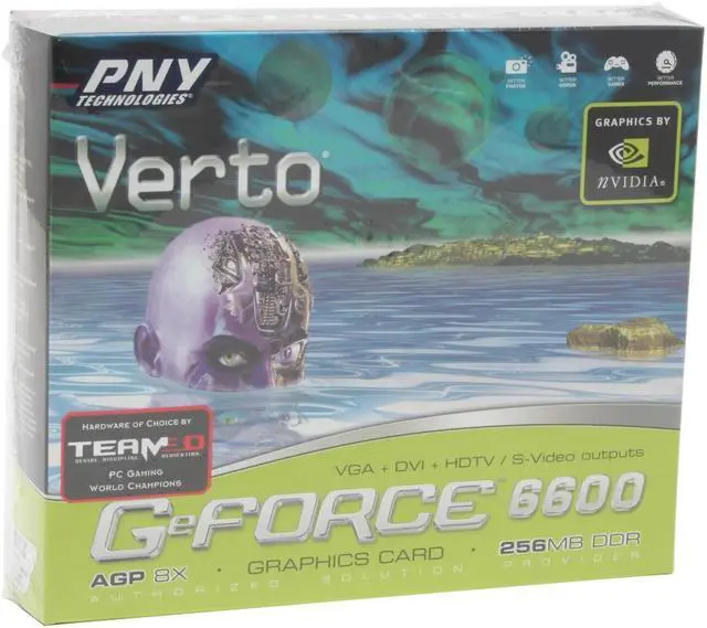 Alt view image 6 of 6 - PNY GeForce 6600 256MB DDR AGP 4X/8X Graphics Card VCG66256APB