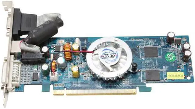 Alt view image 2 of 5 - PNY GeForce 7300GS 256MB GDDR2 PCI Express x16 Graphics Card VCG7300SXPB