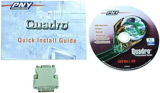 Alt view image 3 of 4 - PNY Quadro4 750XGL VCQ4750XGL-PB 128MB 128-bit DDR Graphics Card