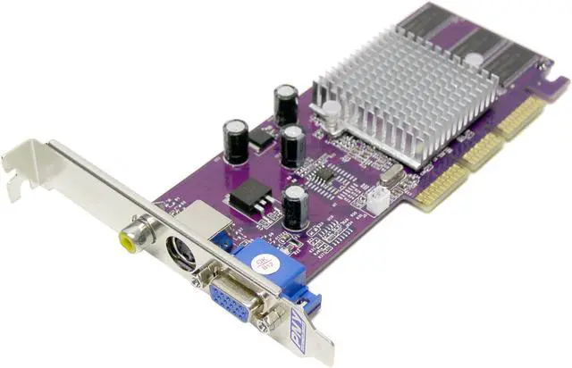 Alt view image 2 of 4 - PNY GeForce4 MX440-8X 128MB DDR AGP 4X/8X Graphics Card VC-G4MX440A8D64B/M - OEM