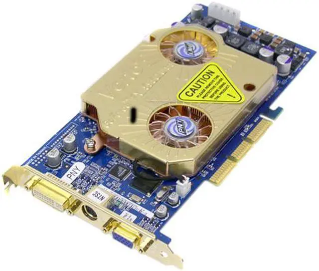 Alt view image 2 of 5 - PNY GeForce FX 5950Ultra 256MB DDR AGP 4X/8X Graphics Card Verto GeForce FX5950 Ultra(VCGFX595APB)