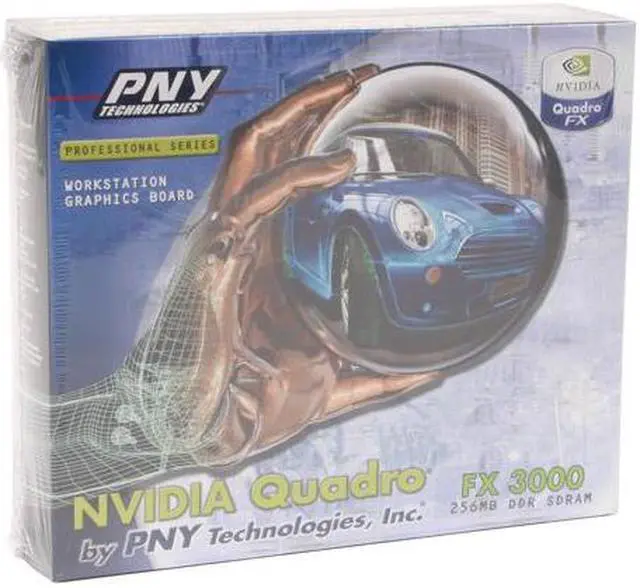 Alt view image 5 of 5 - PNY Quadro FX 3000 VCQFX3000-PB 256MB 256-bit DDR AGP 4X/8X Graphics Card