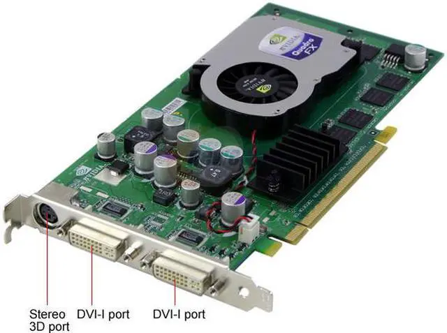 Alt view image 2 of 6 - PNY Quadro FX 1300 VCQFX1300-PCIE-PB 128MB 128-bit DDR PCI Express x16 Graphics Card