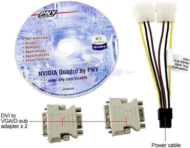 Alt view image 4 of 5 - PNY Quadro FX 3400 VCQFX3400-PCIE-PB 256MB 256-bit GDDR3 PCI Express x16 Graphics Card