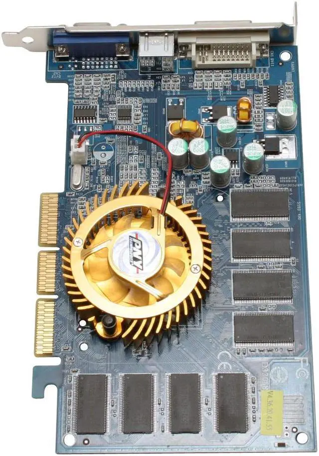 Alt view image 2 of 5 - PNY GeForce FX 5700VE 256MB DDR AGP 4X/8X Graphics Card VCFX5756VAPB