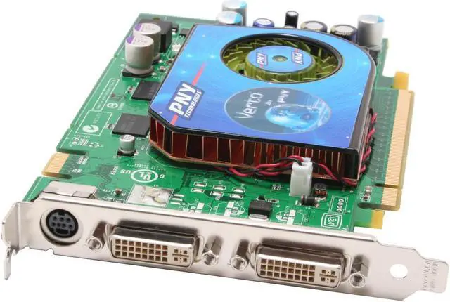 Alt view image 2 of 7 - PNY GeForce 7600GT 256MB GDDR3 PCI Express x16 SLI Support Graphics Card VCG7600GXPB