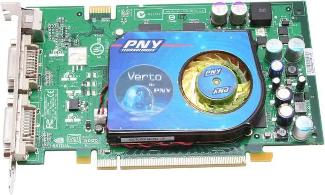 Alt view image 3 of 7 - PNY GeForce 7600GT 256MB GDDR3 PCI Express x16 SLI Support Graphics Card VCG7600GXPB