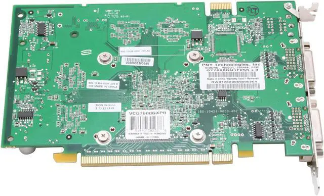Alt view image 4 of 7 - PNY GeForce 7600GT 256MB GDDR3 PCI Express x16 SLI Support Graphics Card VCG7600GXPB