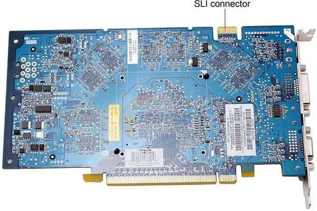 Alt view image 4 of 6 - PNY GeForce 6800 128MB DDR PCI Express x16 SLI Support Graphics Card VCG68128XWB - OEM