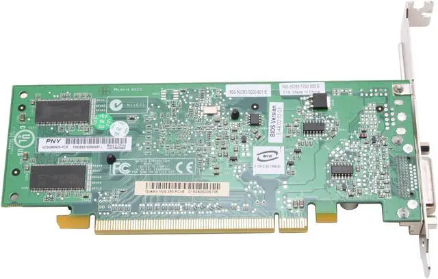 Alt view image 3 of 4 - PNY Quadro NVS 285 VCQ4285NVS-PCIE-BLK 64MB DDR PCI Express x16 Graphics Card